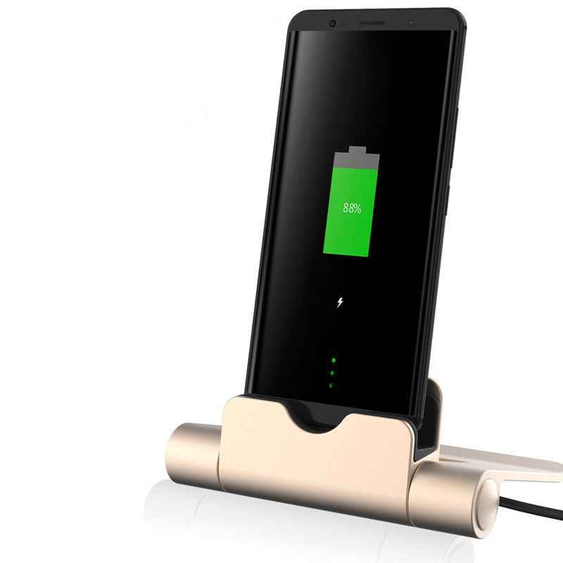 Desktop Phone Charger Stand — USB Cable Charging Base