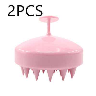 Silicone Scalp Massage Brush — Deep Clean &amp; Circulation Boost