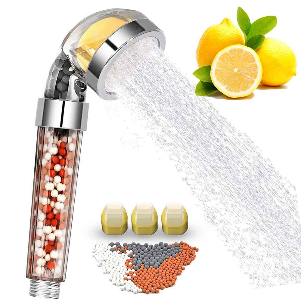 Aromatherapy Shower Head — Vitamin C Lemon Scent with Anion Filter