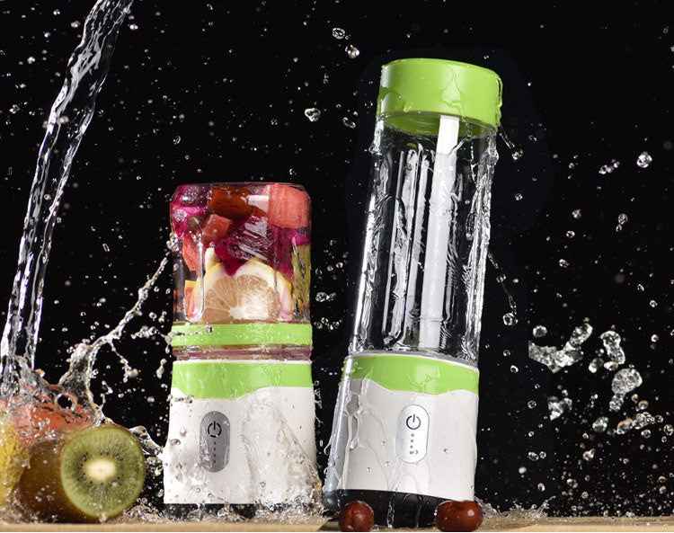 Rechargeable Portable Blender — 500ml + 300ml Dual Cup Juicer