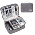Electronics Travel Organizer — Waterproof Cable & Charger Storage Bag