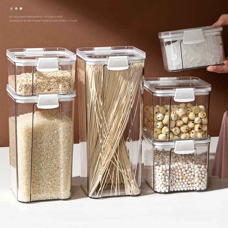 Airtight Food Storage Containers — Kitchen Pantry Organizer Set