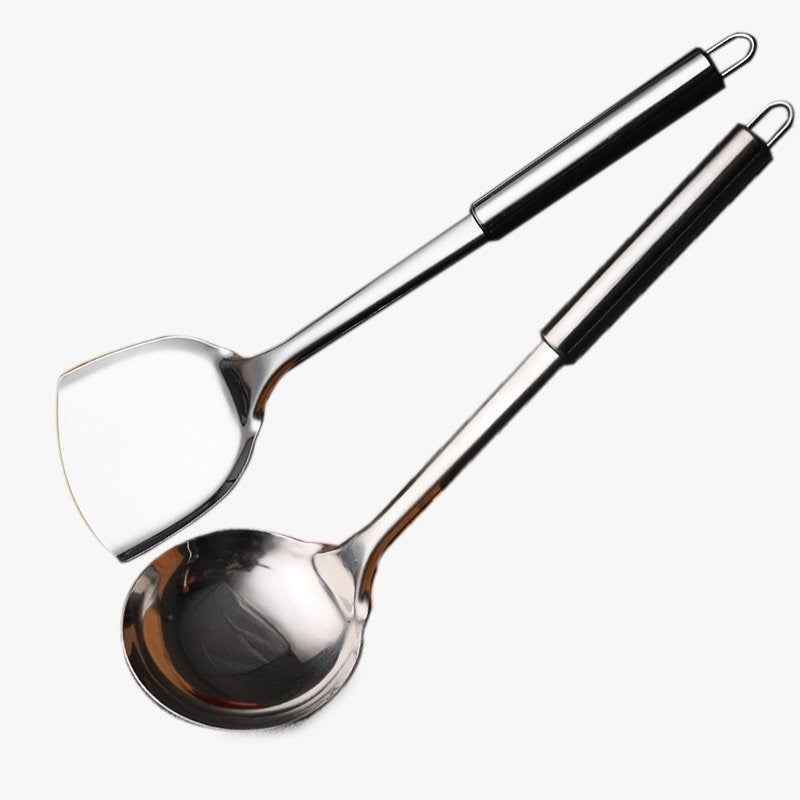 7-Piece Stainless Steel Kitchen Utensil Set — Shovel, Spoon &amp; More