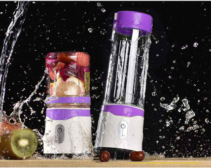 Rechargeable Portable Blender — 500ml + 300ml Dual Cup Juicer