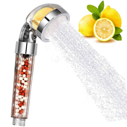 Aromatherapy Shower Head — Vitamin C Lemon Scent with Anion Filter
