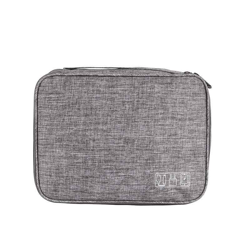 Travel Cable Organizer Bag — Waterproof Electronics Pouch