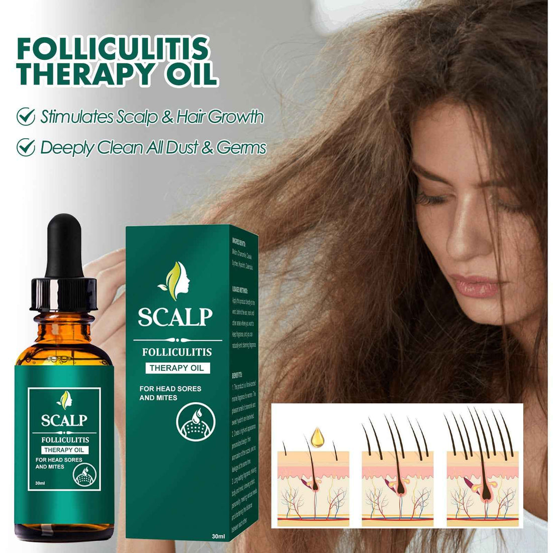 Scalp Recovery Oil — Deep Cleansing &amp; Nourishing Blend