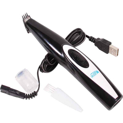 Pet Hair &amp; Nail Trimmer — USB Rechargeable Grooming Clipper
