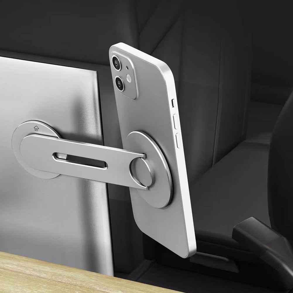 Magnetic Car Phone Holder — Hidden Mount for Tesla &amp; Universal Use