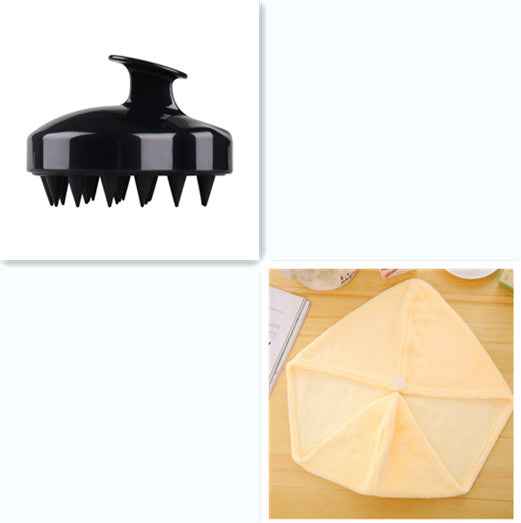 Silicone Scalp Massage Brush — Deep Clean &amp; Circulation Boost