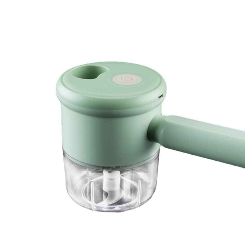 Electric Vegetable Chopper Set — Garlic Slicer &amp; Cooking Hammer