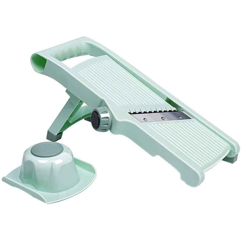 Adjustable Mandoline Slicer — Vegetable Julienne Grater with Handle