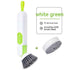 Soap-Dispensing Dish Brush — Long Handle with 2 Replacement Heads