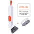 Soap-Dispensing Dish Brush — Long Handle with 2 Replacement Heads