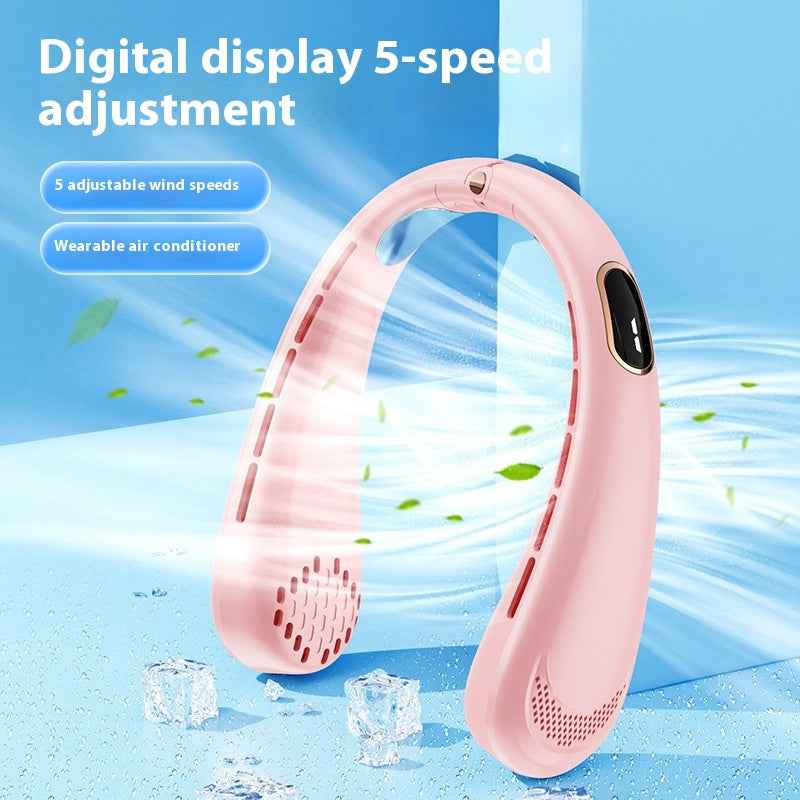 Bladeless Neck Fan — Portable Rechargeable Hands-Free Fan