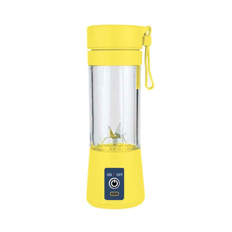 Portable Mini Juicer — 6-Blade USB Rechargeable Blender Cup