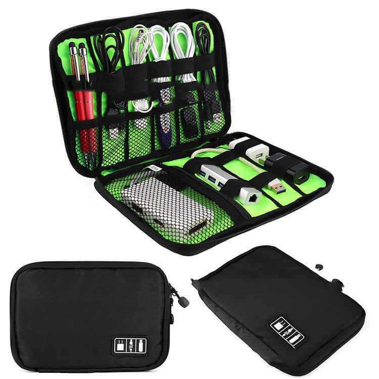 Travel Electronics Organizer Bag — Cable &amp; Charger Storage Pouch