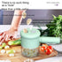 Electric Vegetable Chopper Set — Garlic Slicer & Cooking Hammer