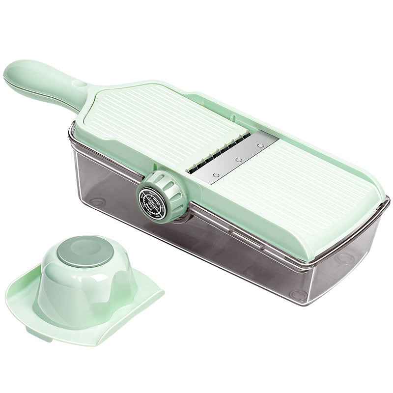 Adjustable Mandoline Slicer — Vegetable Julienne Grater with Handle