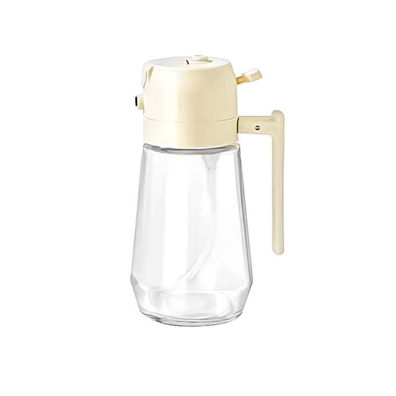 Glass Olive Oil Sprayer — 2-in-1 Spray &amp; Pour Dispenser 470ml