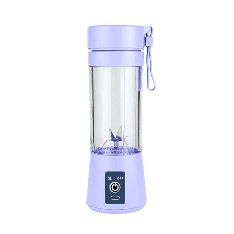 Portable Mini Juicer — 6-Blade USB Rechargeable Blender Cup