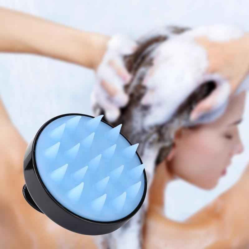 Silicone Scalp Massage Brush — Deep Clean &amp; Circulation Boost