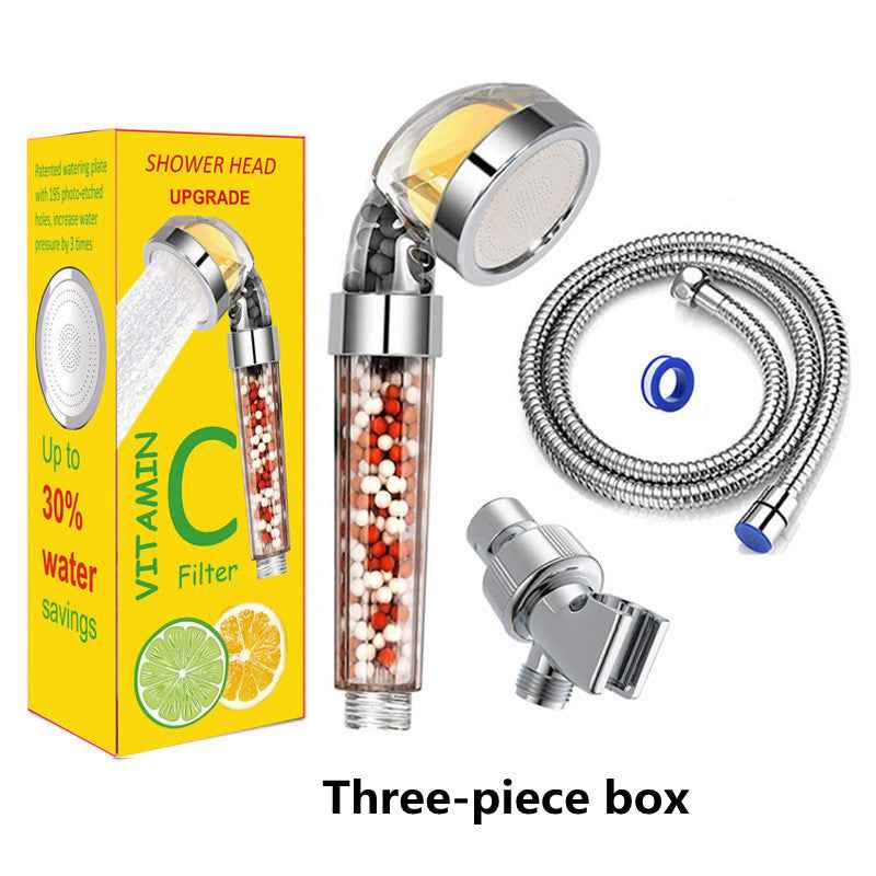 Aromatherapy Shower Head — Vitamin C Lemon Scent with Anion Filter