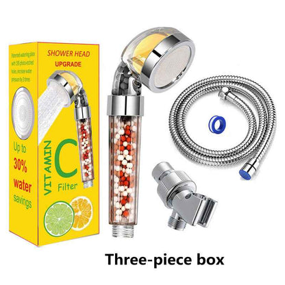 Aromatherapy Shower Head — Vitamin C Lemon Scent with Anion Filter