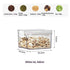 Airtight Food Storage Containers — Kitchen Pantry Organizer Set
