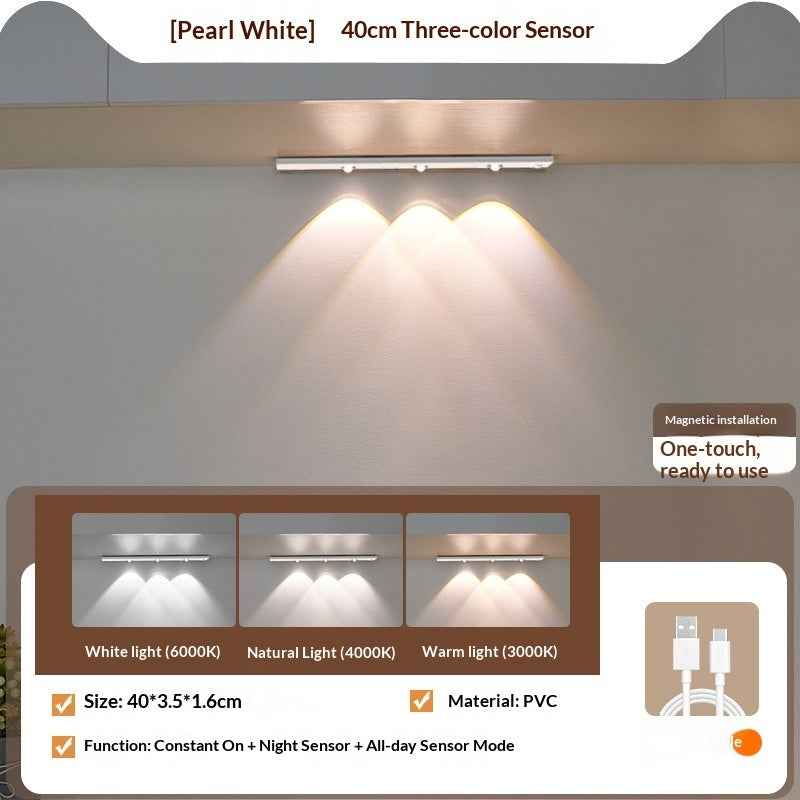 Smart LED Cabinet Light — Motion Sensor Strip Light