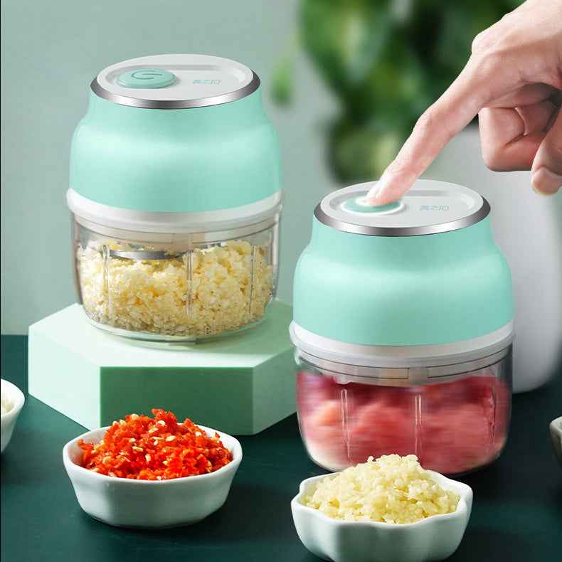 Mini Electric Food Chopper — USB Garlic &amp; Vegetable Grinder