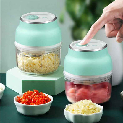 Mini Electric Food Chopper — USB Garlic &amp; Vegetable Grinder